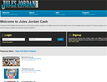 Tablet Screenshot of julesjordancash.com